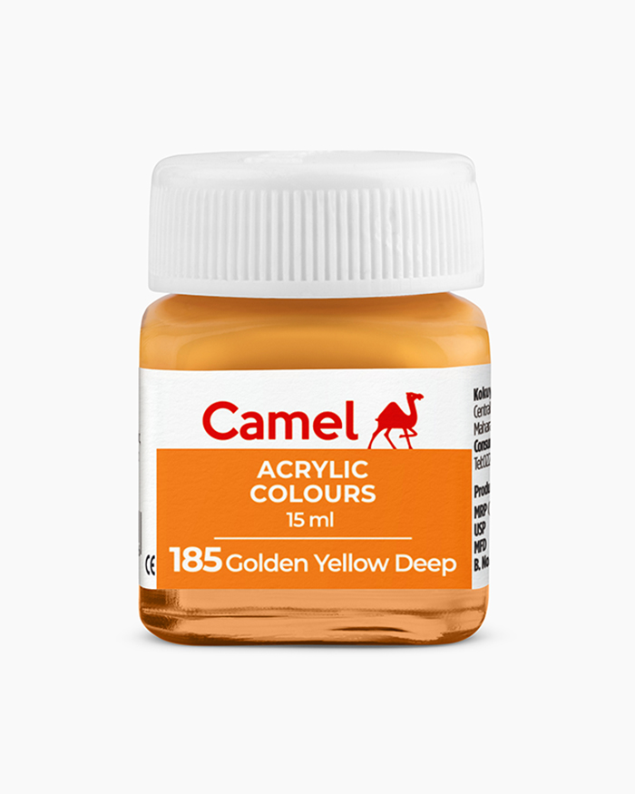 Golden Yellow Deep Camel Acrylic Colours